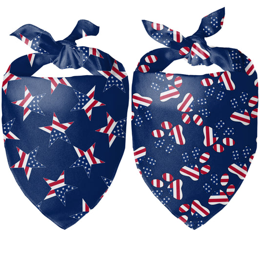 Odi Style 4th of July Dog Bandana - 2 Pack