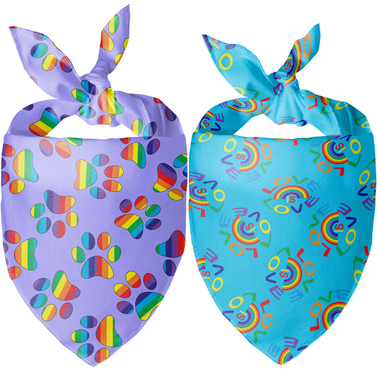 Odi Style Pride Dog Bandana - 2 Pack