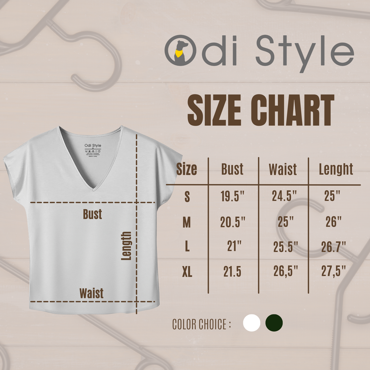 Odi Style Women's Short Sleeve V-Neck Shirts Loose Casual Tee T-Shirt