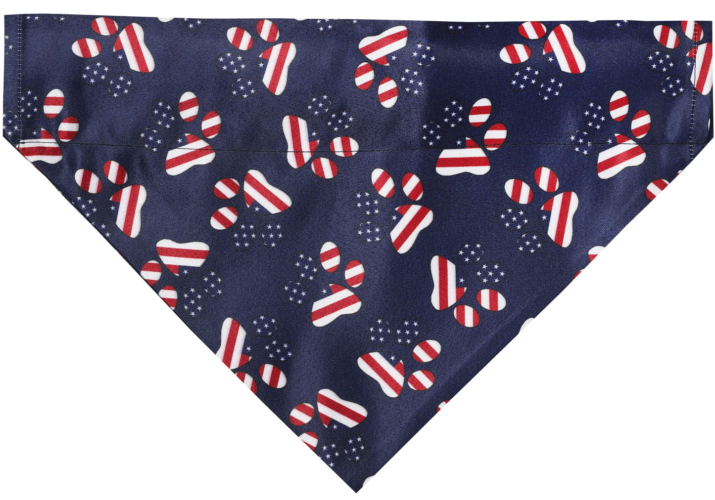 American Flag Dog Bandana - Over the Collar Dog Scarf