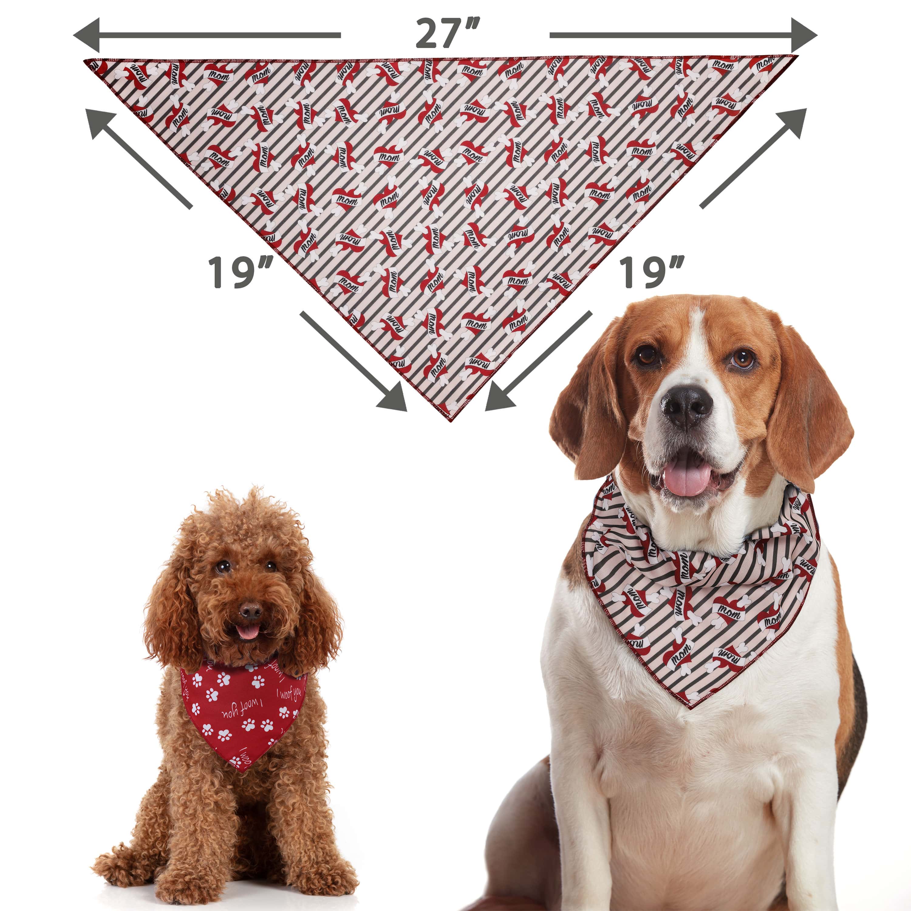 Mothers day best sale dog bandana