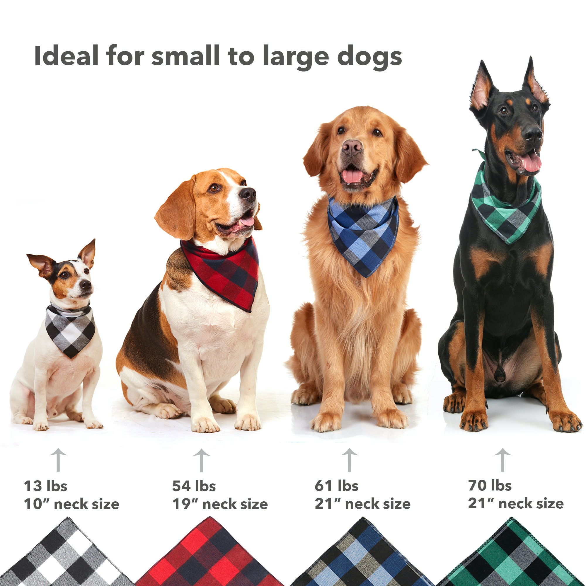 Xxl hot sale dog bandanas