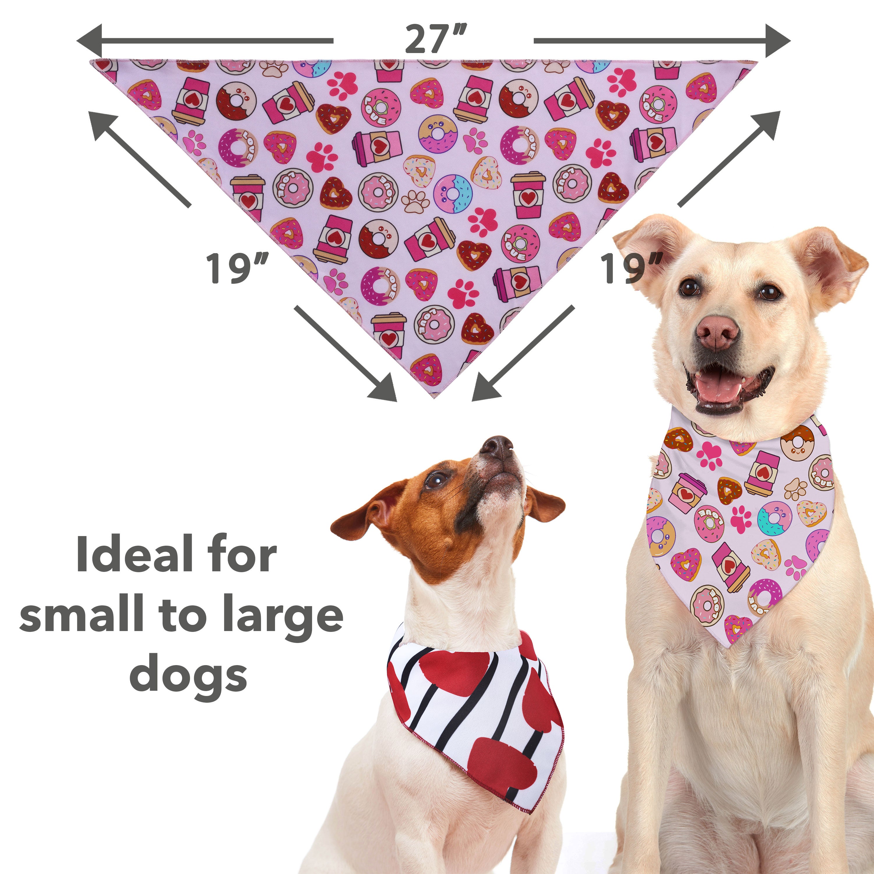 Valentines day 2024 dog bandana