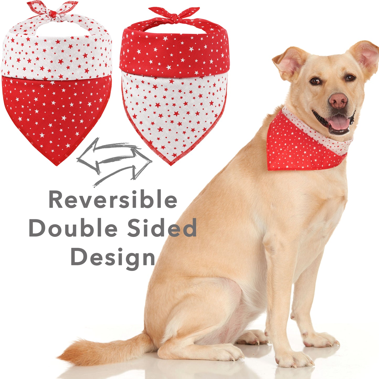 Red Star Dog Bandana