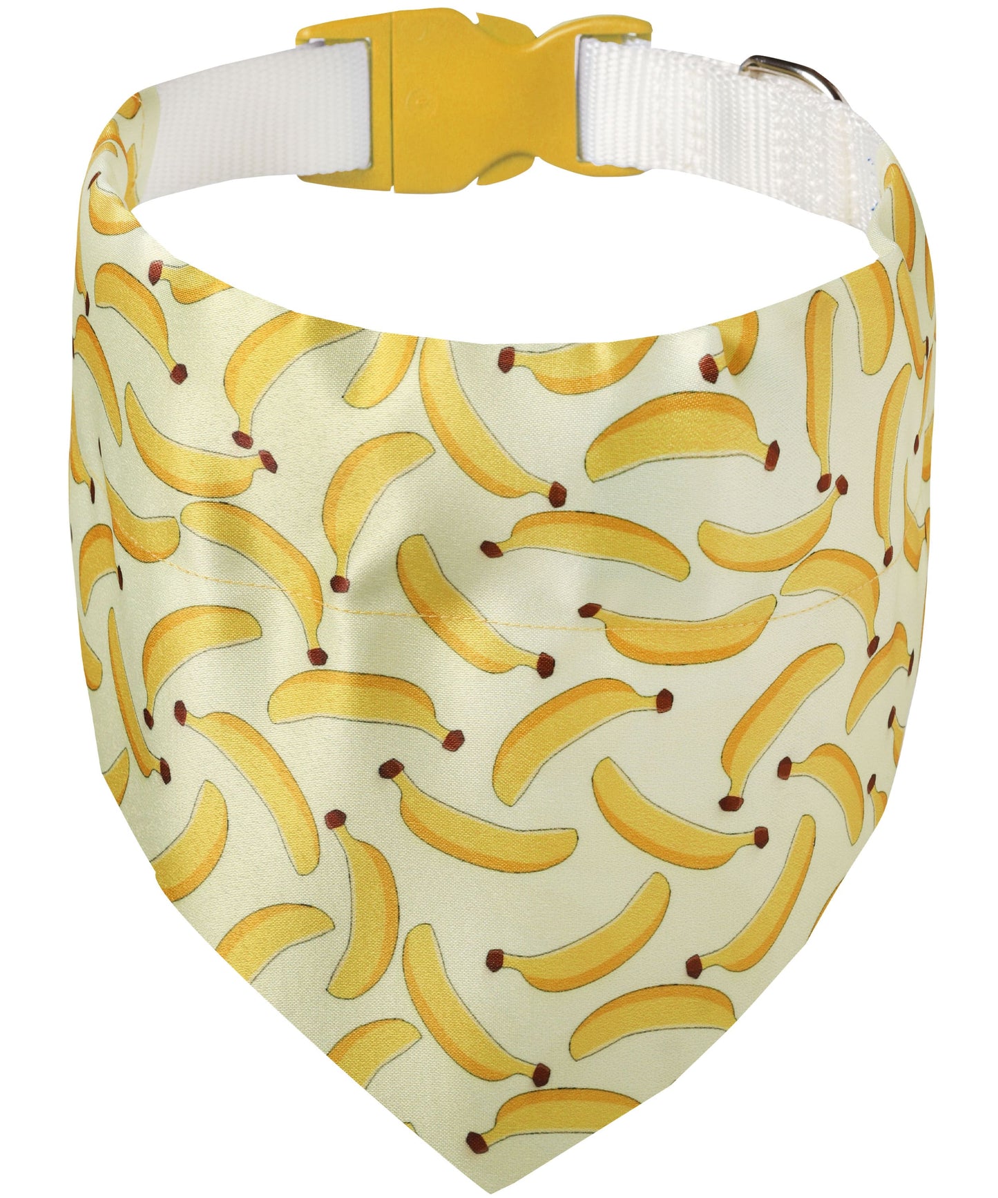 Summer Dog Bandana Collar - Banana Print