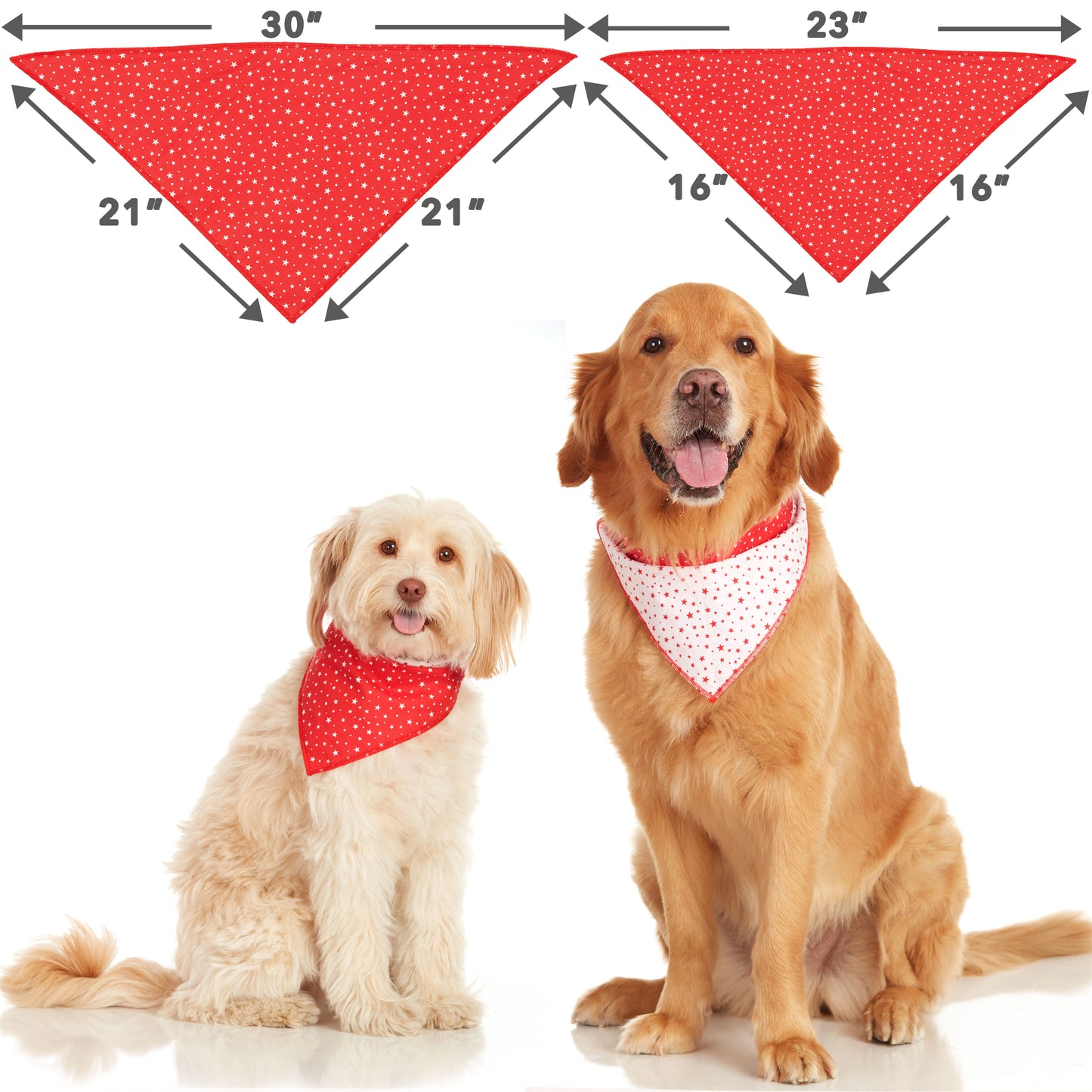 Red Star Dog Bandana