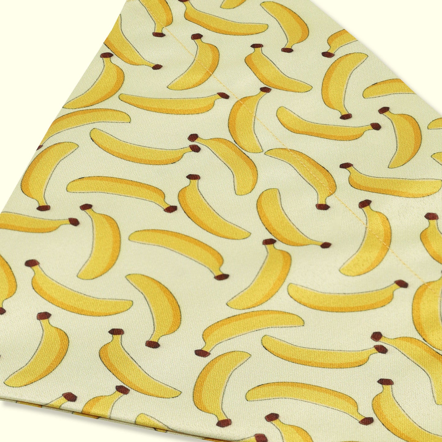 Summer Dog Bandana Collar - Banana Print