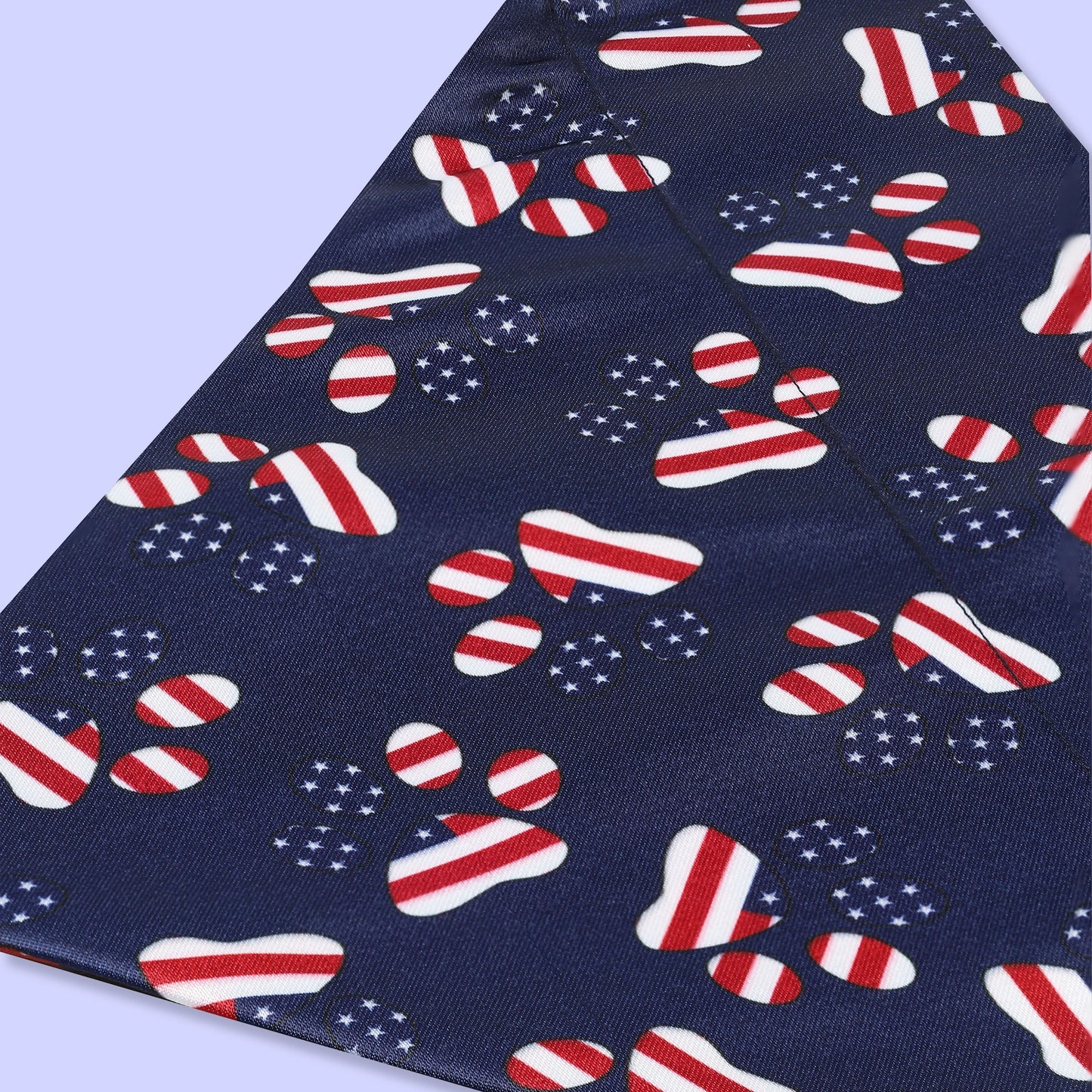 American Flag Dog Bandana - Over the Collar Dog Scarf